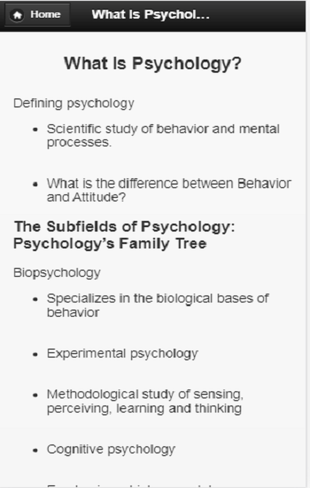 Human Behavior - Image screenshot of android app