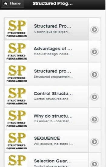 Structured programming - عکس برنامه موبایلی اندروید