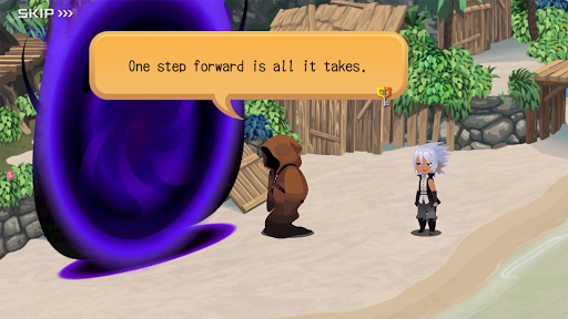 KINGDOM HEARTS Uχ Dark Road - Gameplay image of android game