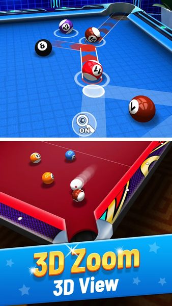 8 Ball Shoot It All - 3D Pool - Gameplay image of android game