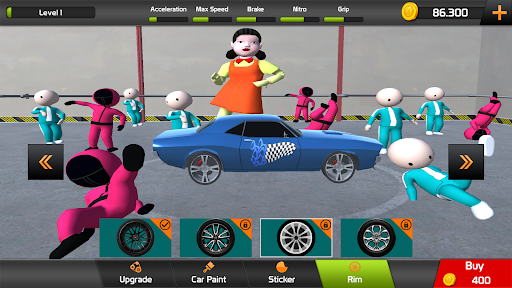 Squid Race Game 3D - Image screenshot of android app