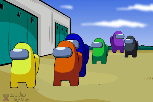 Squid Game in Among Us Mod - عکس برنامه موبایلی اندروید