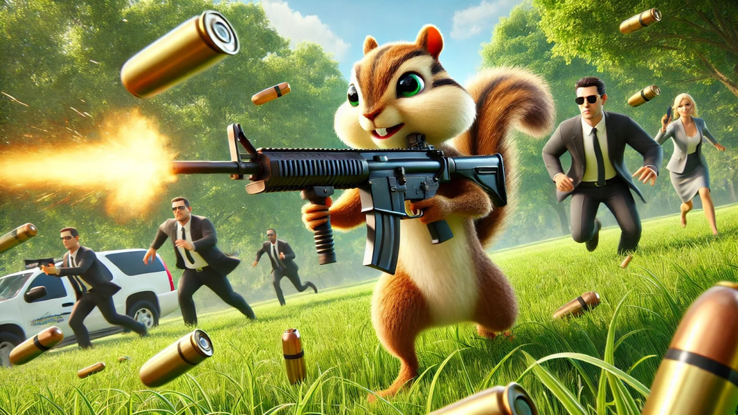 Squirrel Family ۳D Gun Master - عکس بازی موبایلی اندروید
