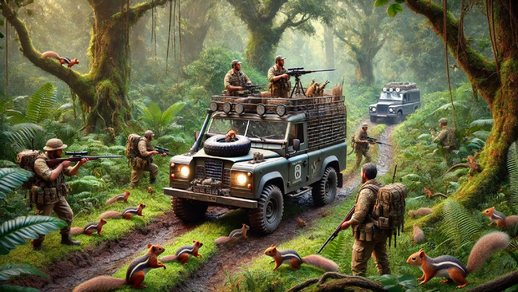 Squirrel Family ۳D Gun Master - عکس بازی موبایلی اندروید