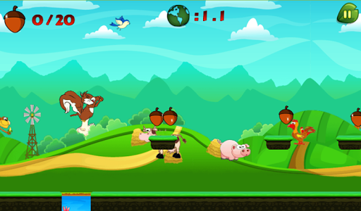 Squirrel Run - عکس بازی موبایلی اندروید