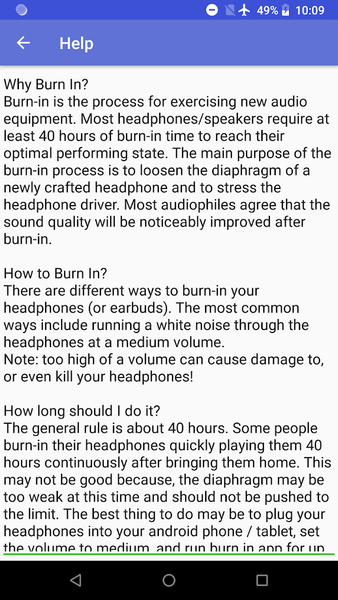 Burn In Headphones - SQZSoft - عکس برنامه موبایلی اندروید