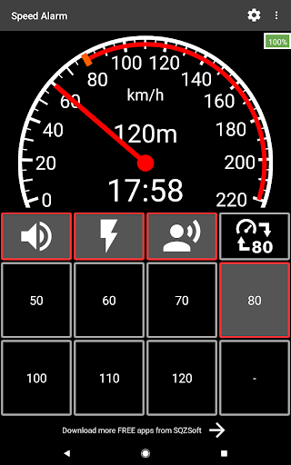 Speed Alarm - عکس برنامه موبایلی اندروید