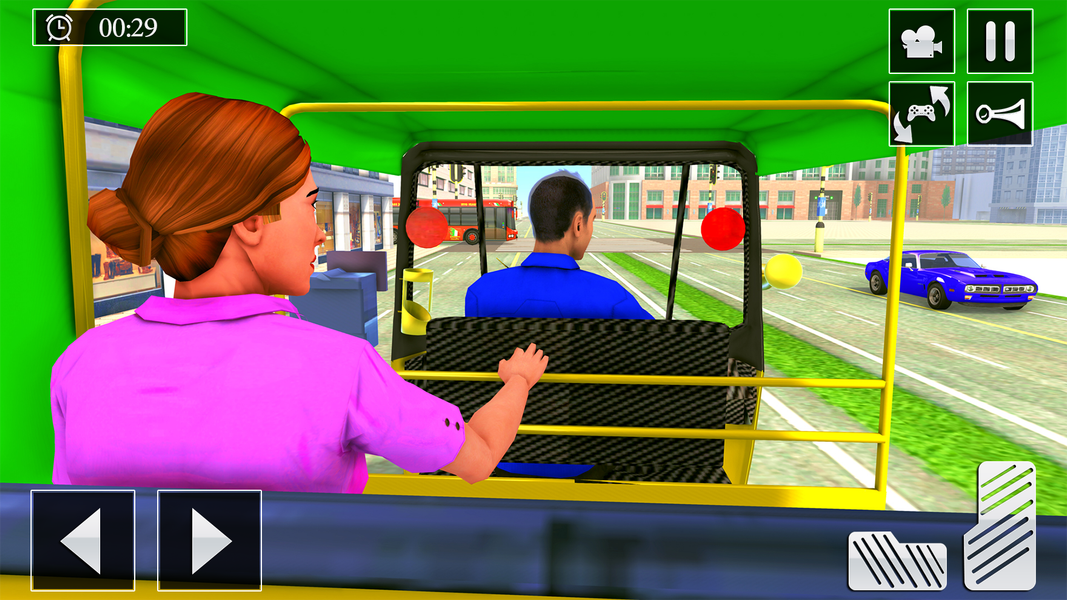 Tuk Tuk Rickshaw Driving Games - Gameplay image of android game