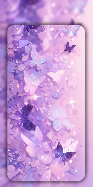 Aesthetic Purple Wallpaper HD - Image screenshot of android app