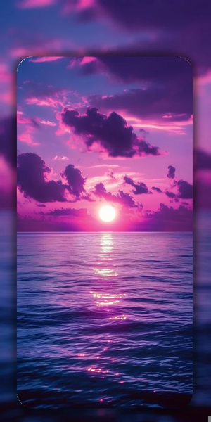 Aesthetic Purple Wallpaper HD - Image screenshot of android app