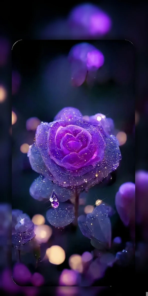 Aesthetic Purple Wallpaper HD - Image screenshot of android app