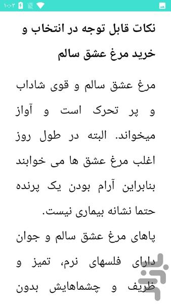 پرورش مرغ عشق - عکس برنامه موبایلی اندروید