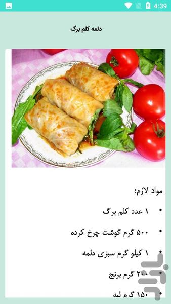 دلمه خانگی - عکس برنامه موبایلی اندروید