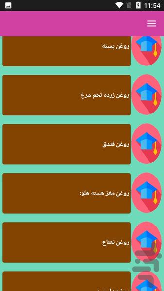 روغن درمانی - عکس برنامه موبایلی اندروید