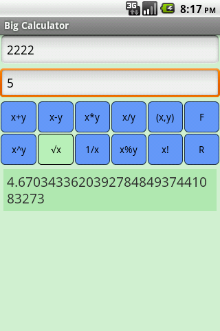 Big Calculator - عکس برنامه موبایلی اندروید