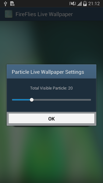FireFlies Live Wallpaper - عکس برنامه موبایلی اندروید