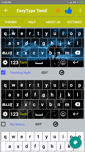 Quick Tamil Keyboard Emoji & S - Image screenshot of android app
