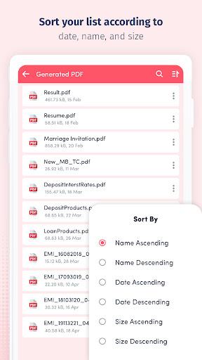 JPG to PDF Converter, PDFTools - عکس برنامه موبایلی اندروید