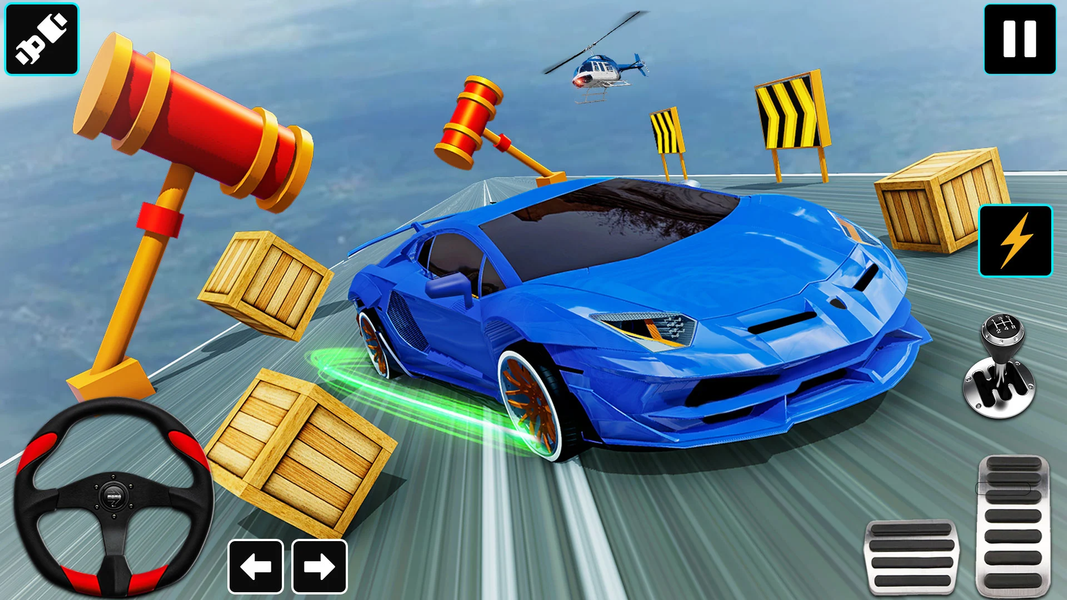 GT Car Stunt : Ramp Car Stunts - Gameplay image of android game