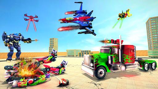 Truck Robot Transform Game - Image screenshot of android app