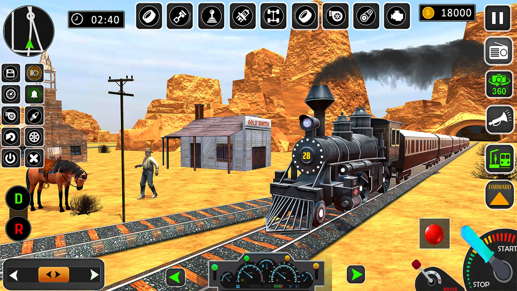 Train Driver Sim - Train Games - Gameplay image of android game