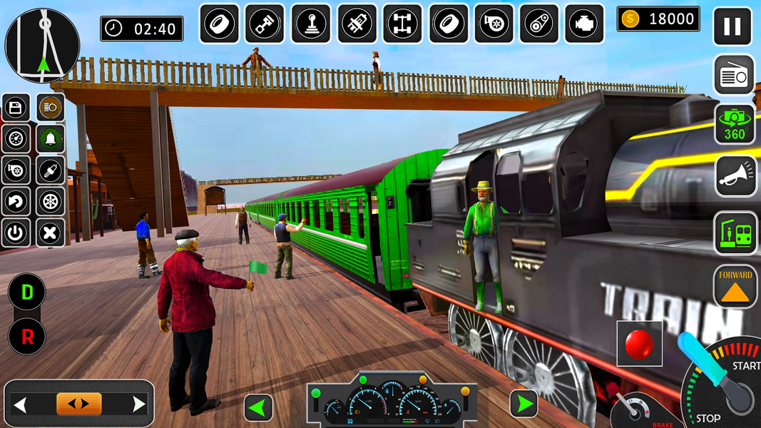Train Driver Sim - Train Games - Gameplay image of android game