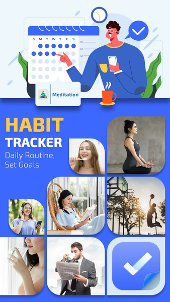 Habit Tracker - Set Daily Task - عکس برنامه موبایلی اندروید