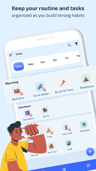 Habit Tracker - Set Daily Task - عکس برنامه موبایلی اندروید