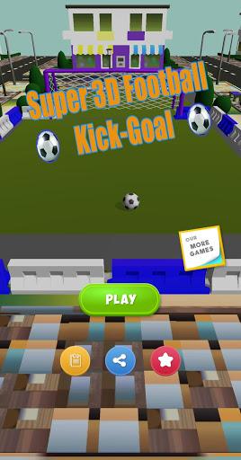 Super Cool Football Kick Goal-3D Soccer Shot Game - Image screenshot of android app