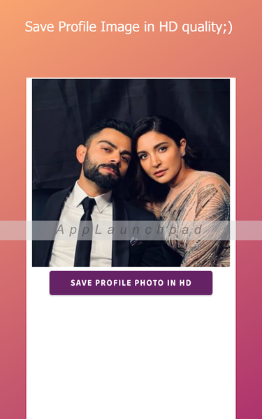 Profile picture download Insta - عکس برنامه موبایلی اندروید