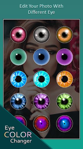 Eye colour changer - Lens color Changer - عکس برنامه موبایلی اندروید