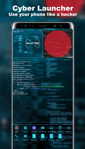 Cyber Launcher - Image screenshot of android app