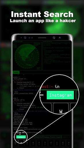 Hacker Launcher Pro - عکس برنامه موبایلی اندروید