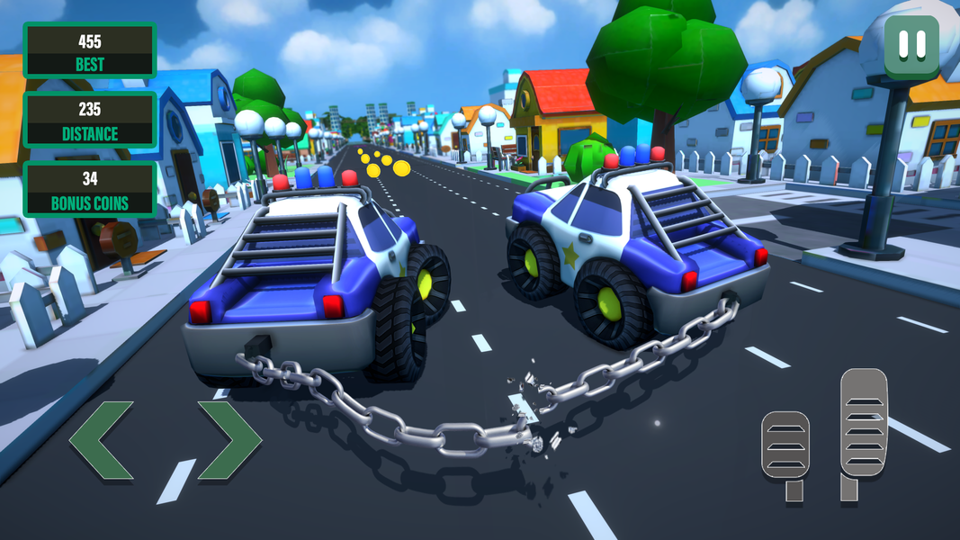 Chained Cars: Car Crash Stunts - عکس بازی موبایلی اندروید