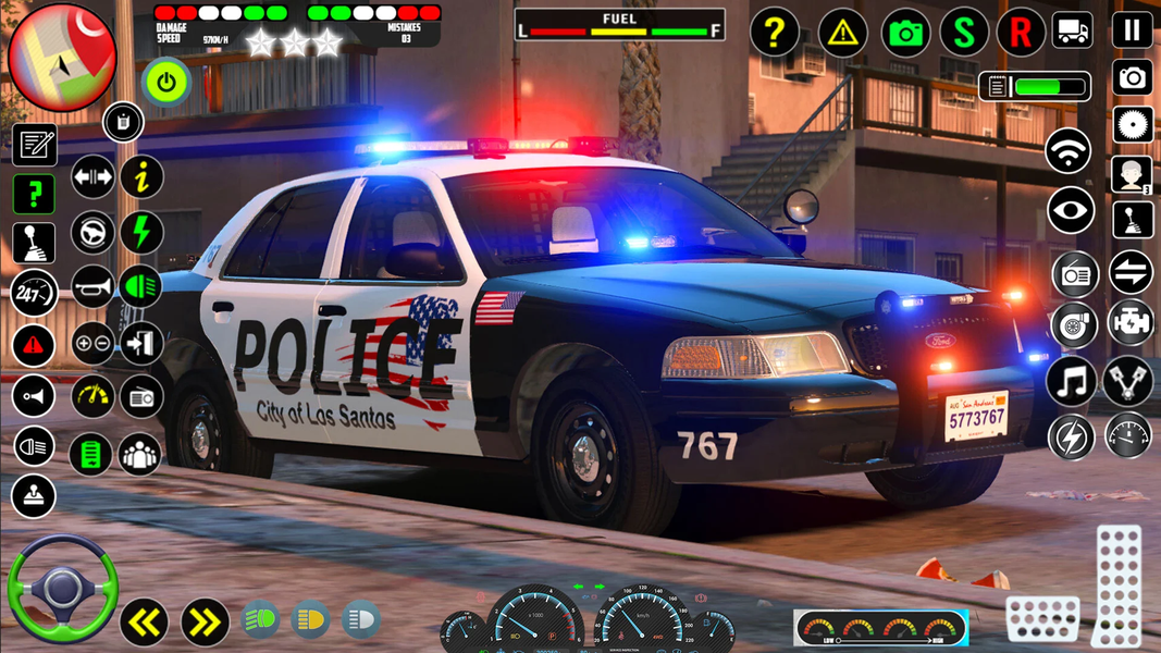 US Police Car Driving Games ۳D - عکس بازی موبایلی اندروید