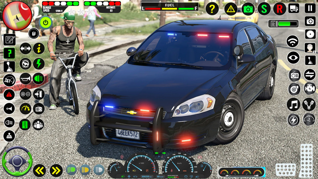 US Police Car Driving Games 3D - Gameplay image of android game