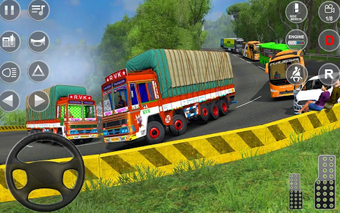 Truck-driving simulator gives real-feel experience