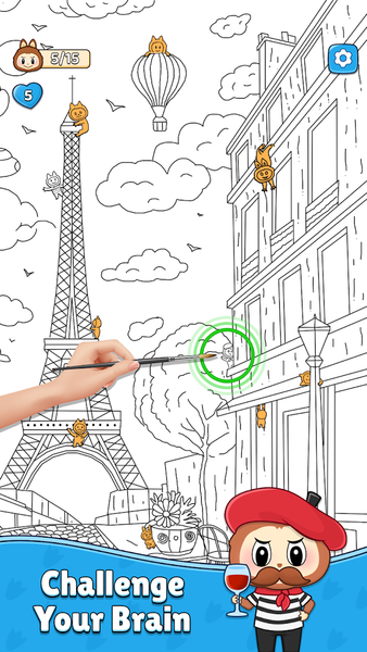 Find The BUBU: Cat Hidden Paws - Gameplay image of android game