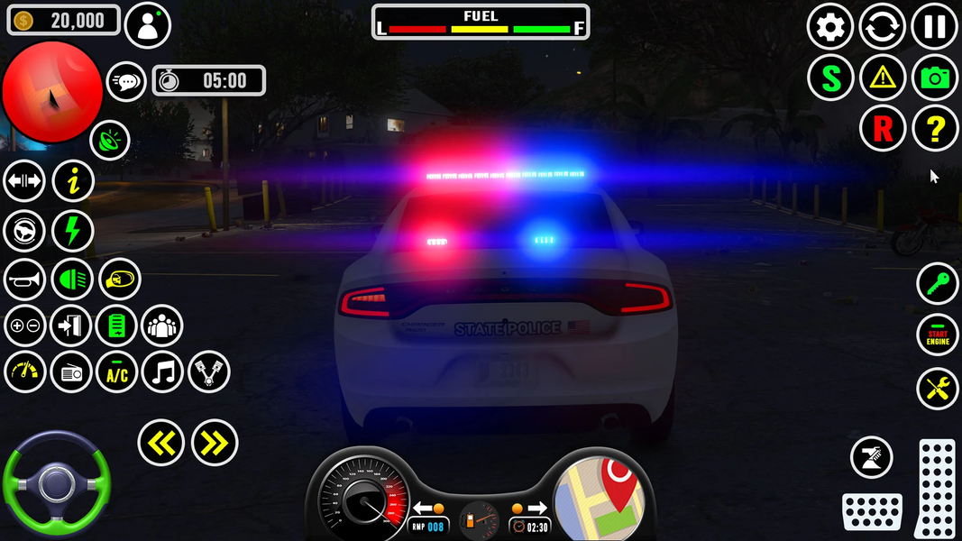 US Police Car Parking Games 3D - عکس بازی موبایلی اندروید
