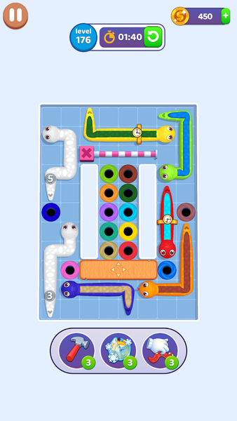 Snake Out - Puzzle Game - عکس بازی موبایلی اندروید