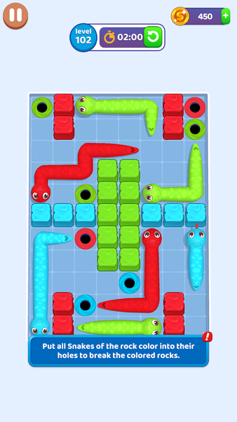 Snake Out - Puzzle Game - عکس بازی موبایلی اندروید