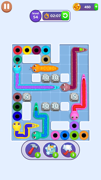Snake Out - Puzzle Game - عکس بازی موبایلی اندروید