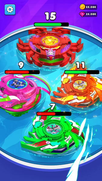 Spinner Merge Fighting Battle - عکس بازی موبایلی اندروید