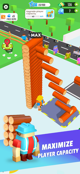 Wood Factory – Lumber Tycoon - عکس برنامه موبایلی اندروید