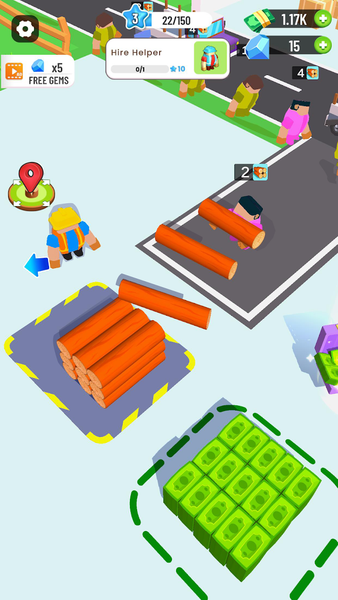 Wood Factory – Lumber Tycoon - عکس برنامه موبایلی اندروید