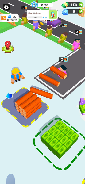 Wood Factory – Lumber Tycoon - عکس برنامه موبایلی اندروید
