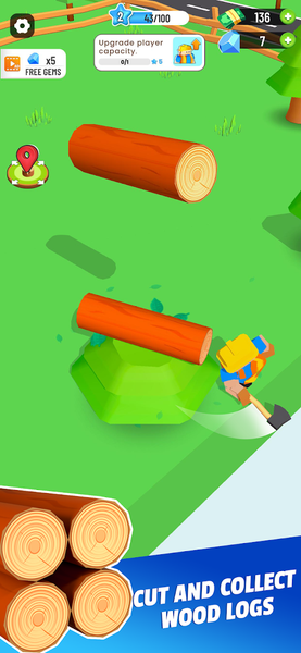 Wood Factory – Lumber Tycoon - عکس برنامه موبایلی اندروید