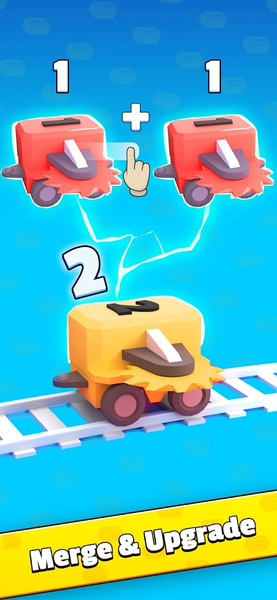 Train Digger - Idle Game - Gameplay image of android game