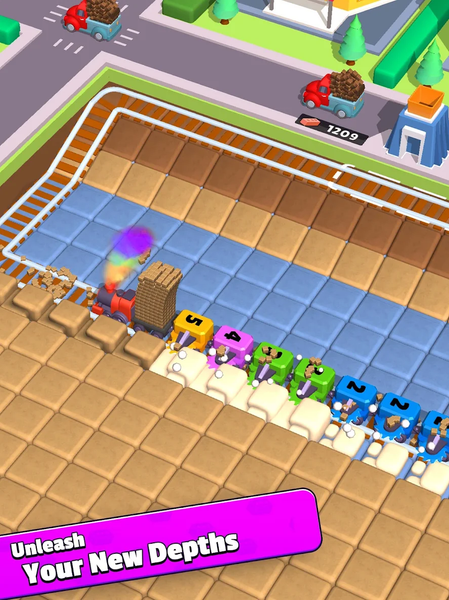 Train Digger - Idle Game - عکس بازی موبایلی اندروید