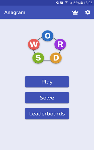 Anagram - Words Finder - Gameplay image of android game